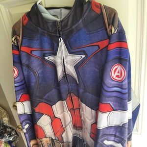 Avengers Capt America Costume Sweatshirt